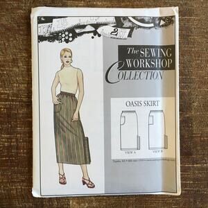 Sewing Workshop Pattern Womens Oasis Skirt Straight Sleek Y2K Simple 6-22 UNCUT